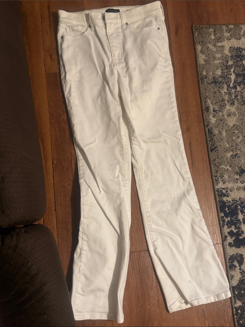 Banana Republic White Flare Jeans